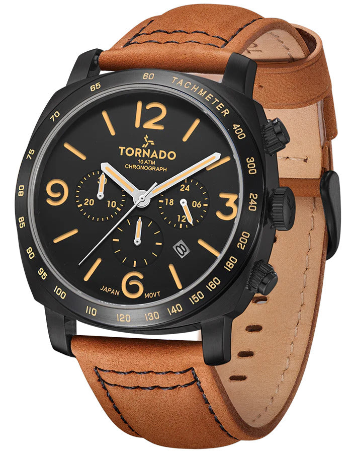 Tornado VINTAGE CLASSIC Chronograph Watch -  T9102-BLEB