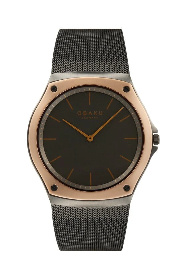 Obaku Lagen Lille Quartz Two-Tone Granite Dial Mesh  - V316LXDJMJ