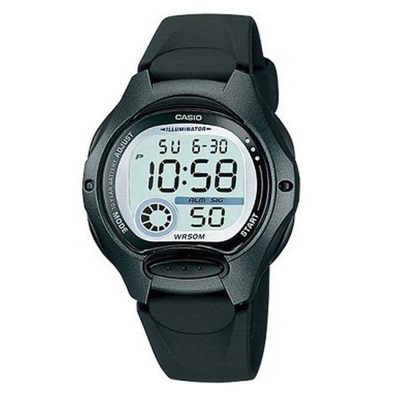 Casio unisex Digital Black Watch - LW-200-1BVDF