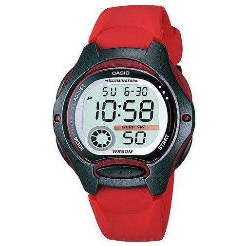 Casio unisex Digital Red Watch - LW-200-4AVDF