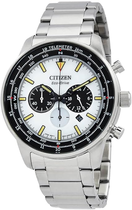 Citizen Chronograph Eco-Drive White Dial Men's Watch -  CA4500-91A The_Diamond_box_South_Africa