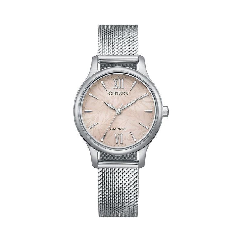 Citizen Eco-Drive Pink Dial MOP Watch - EM0899-81X