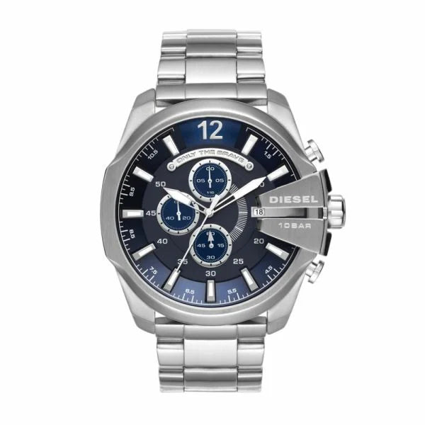 Diesel Mega Chief Blue Dial Men's Chronograph Watch - DZ4417