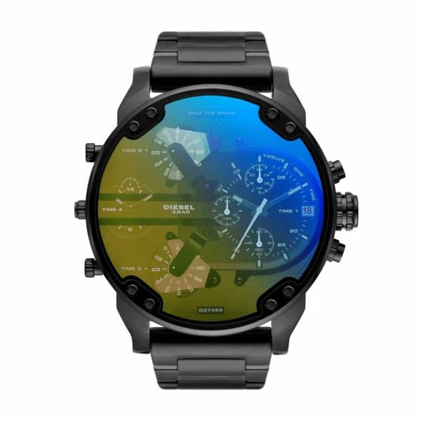 Diesel Mr. Daddy 2.0 Chronograph Black-Tone Stainless Steel Watch - DZ7460