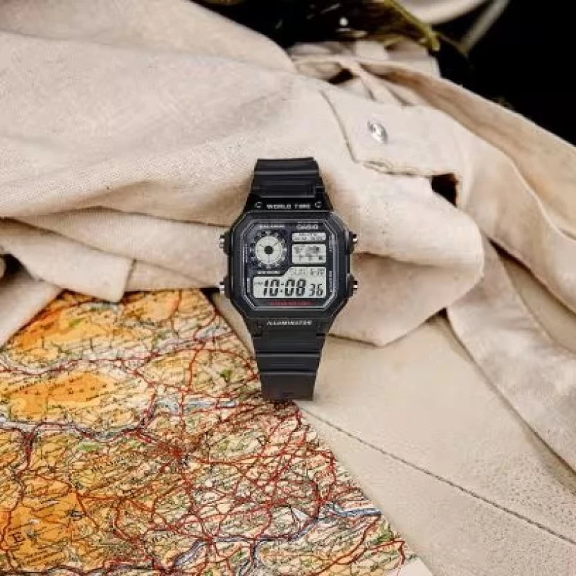 Casio World Time Digital - AE-1200WH-1AVDF