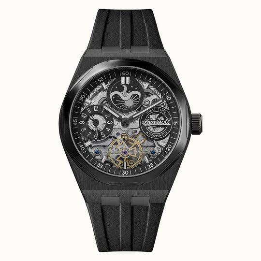Ingersoll THE BROADWAY DUAL TIME AUTOMATIC WATCH - I12908