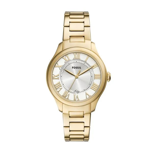 Fossil Women's Gilmore Three-Hand Date, Gold-Tone Stainless Steel Watch - ES5395