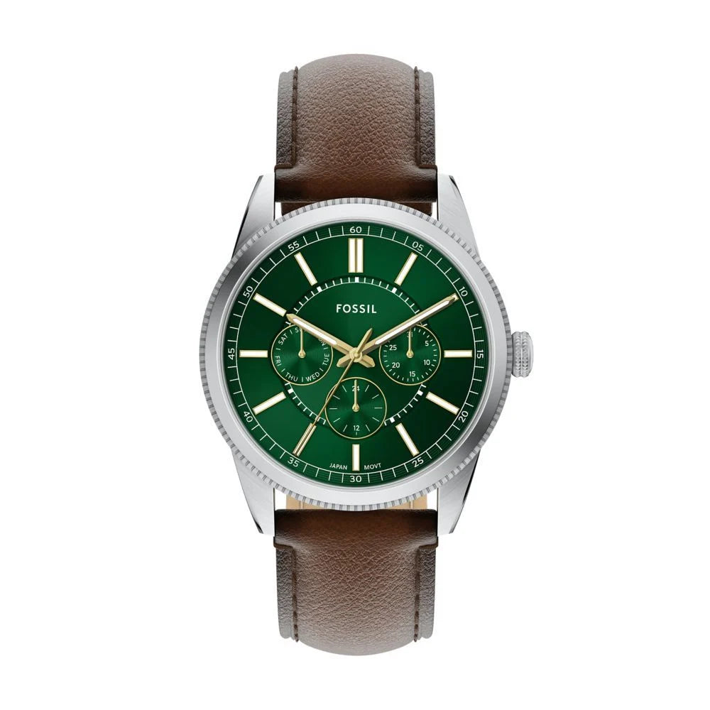 Fossil Men's Pearson Multifunction Brown Leather Watch - FS6137