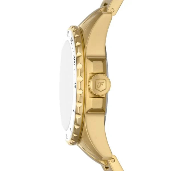 Fossil Women's Fossil Blue Dive Gold-Tone Stainless Steel Watch - ES5350