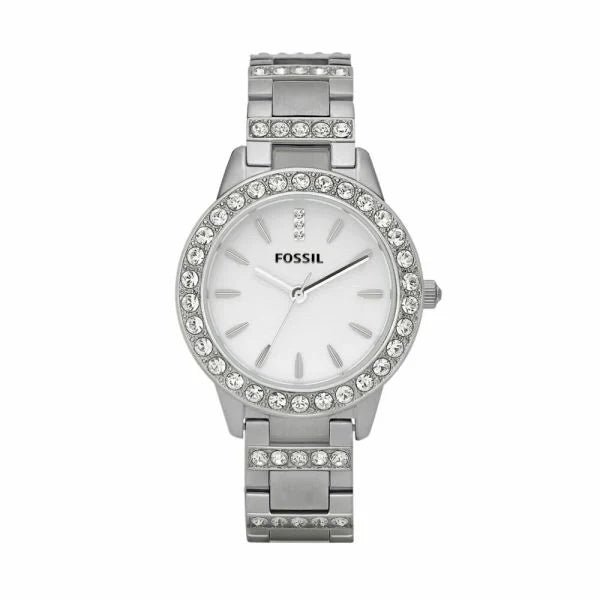 Fossil Women's Jesse Silver/Steel Round Stainless Steel Watch - ES2362