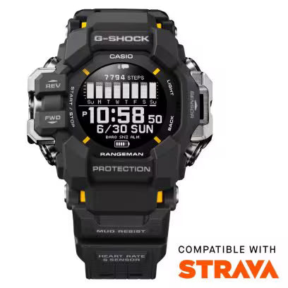 Casio G-Shock Mens 200m Rangeman GPS With HR Monitor - GPR-H1000-1DR Watch