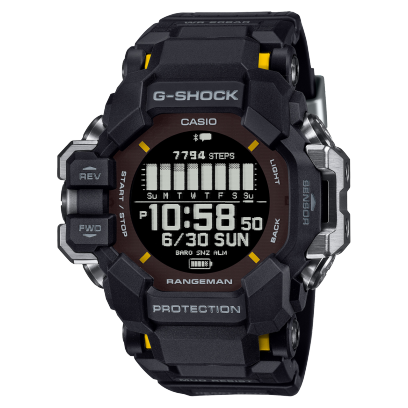 Casio G-Shock Mens 200m Rangeman GPS With HR Monitor - GPR-H1000-1DR Watch