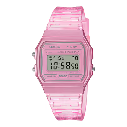 Casio  Ladiesa Watch -  F-91WS-4DF