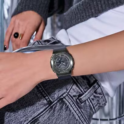 Casio G-Shock Womens 200m G-Steel Watch - GM-S2110B-8ADR
