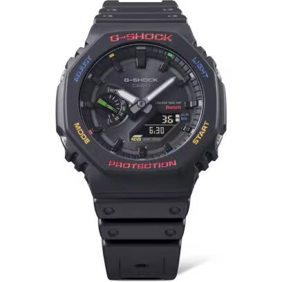 Casio G-Shock Mens 200m Carbon Core Bluetooth Solar Watch - GA-B2100FC-1ADR