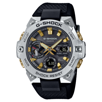 Casio G-Shock Mens 200m G-Steel Carbon Core Bluetooth Solar - GST-B400CX-1ADR Watch