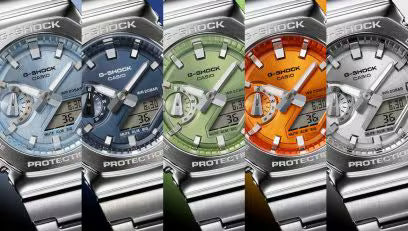 Casio G-SHOCK ANADIGI BLU DIAL S GM-2110D-2ADR Watch