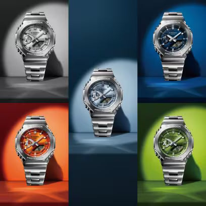 Casio G-SHOCK ANADIGI BLU DIAL S GM-2110D-2ADR Watch