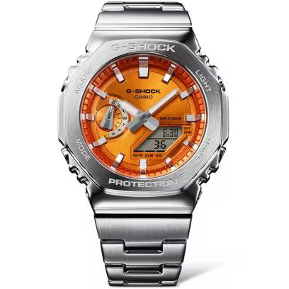 Casio G-Shock Mens 200m G-Steel Watch - GM-2110D-4ADR