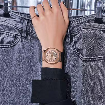 Casio G-Shock Womens 200m G-Steel Watch - GM-S2110PG-1A4DR