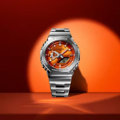 Casio G-Shock Mens 200m G-Steel Watch - GM-2110D-4ADR