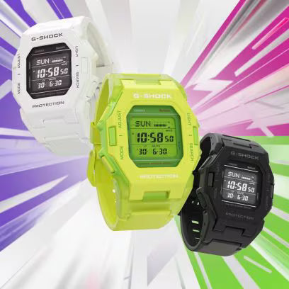Casio G-Shock Mens 200m Standard Bluetooth Watch - GD-B500-7DR