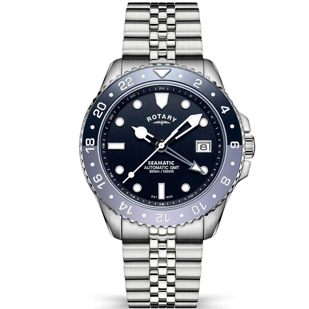 Rotary Seamatic automatic Blu dial Gents Watch - RGB10005/04