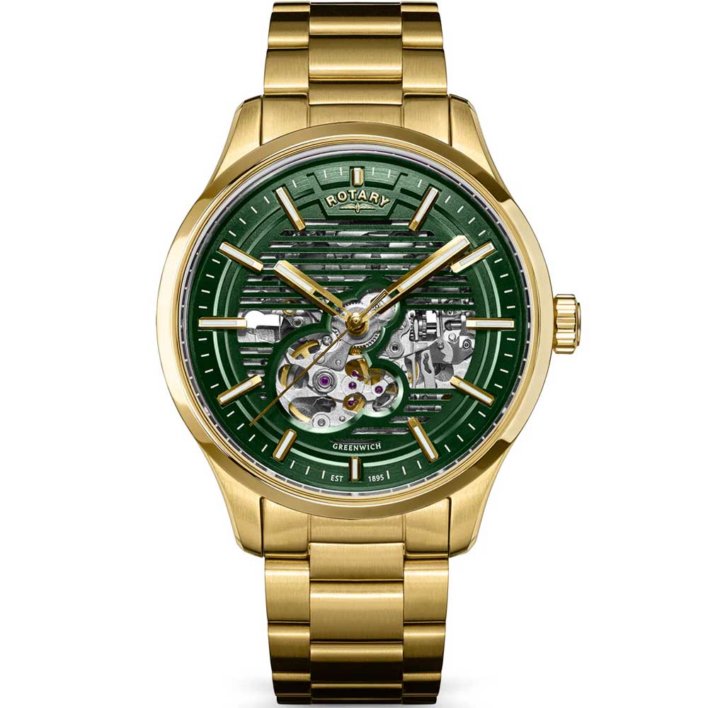 Rotary Greenwich Automatic Skeleton gents watch - RGB10074/24
