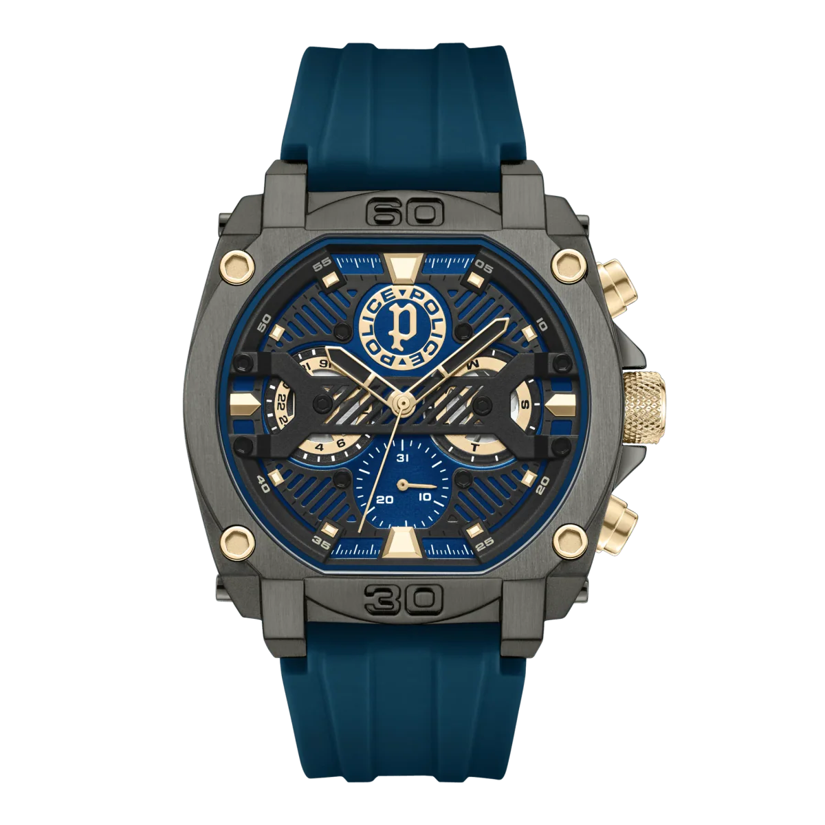 Police Norwood Silicone Men's Watch - PEWGQ0040001