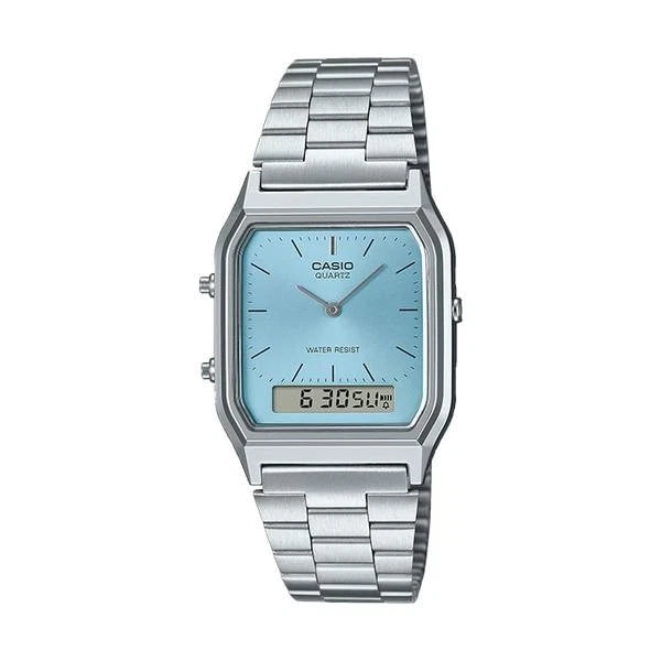 CASIO RETRO Analog-Digital Quartz Watch - AQ-230A-2A1MQYDF