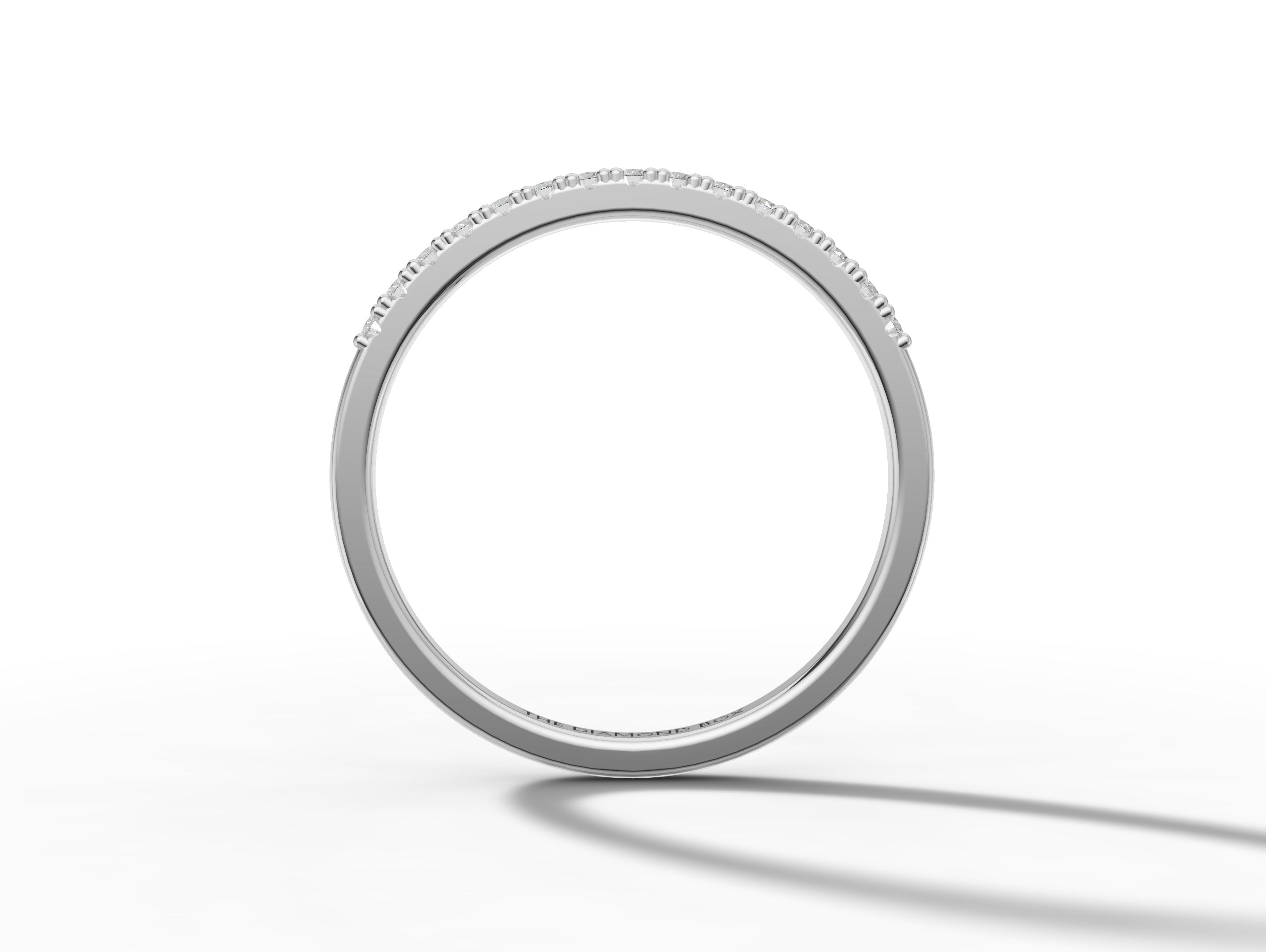 Gold Ladies Moissanite Band | 0,15ct