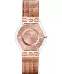 Swatch Hello Darling Rose Gold Stainless Steel Woman's Watch - SS08K104M