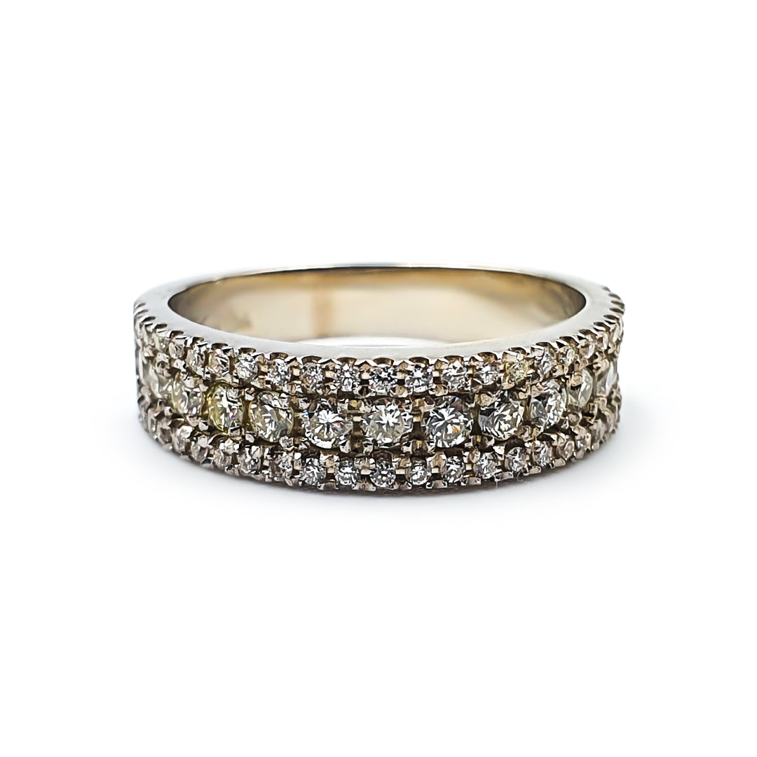 9ct While Gold Ladies Diamond Band The_Diamond_box_South_Africa