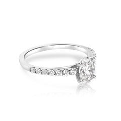 9ct White Gold Ladies 0,50ct Moissanite Ring - 1200195 The_Diamond_box_South_Africa