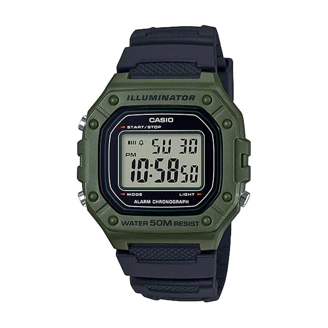 Casio Analog Watch - W-218H-3AVDF