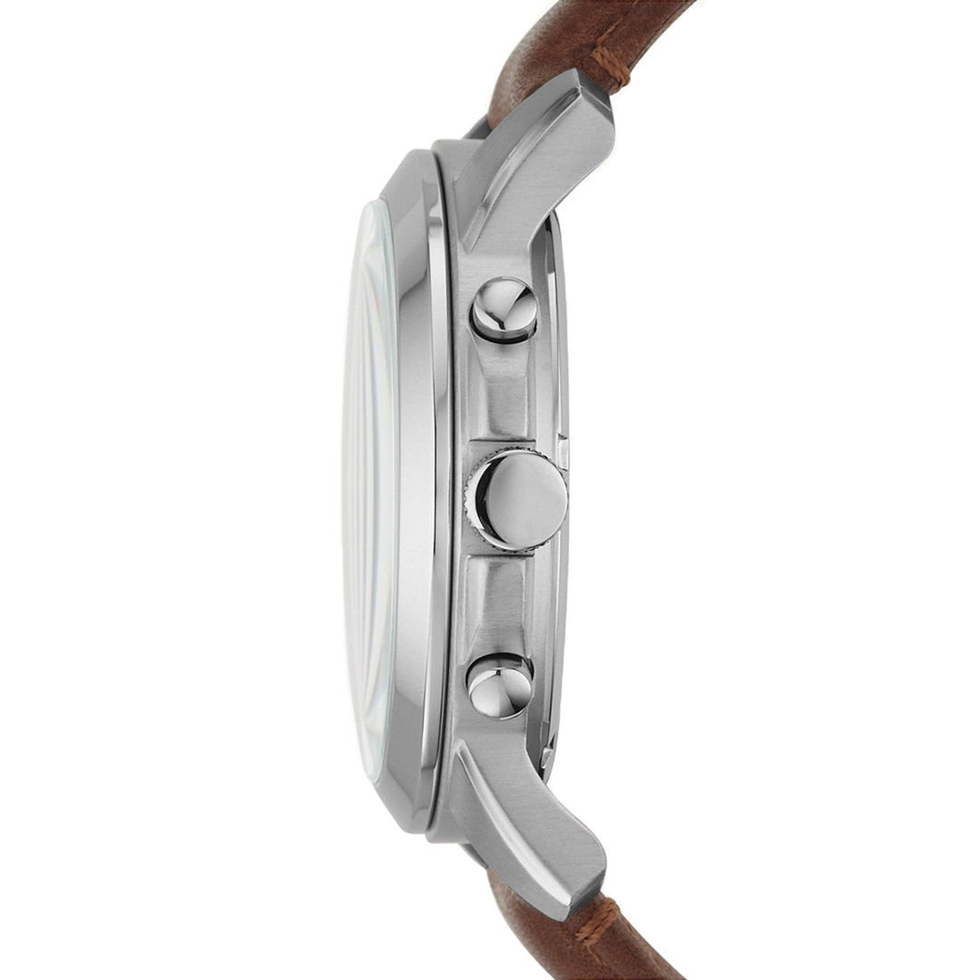 Fossil Grant Chronograph Brown Leather Watch - FS4813