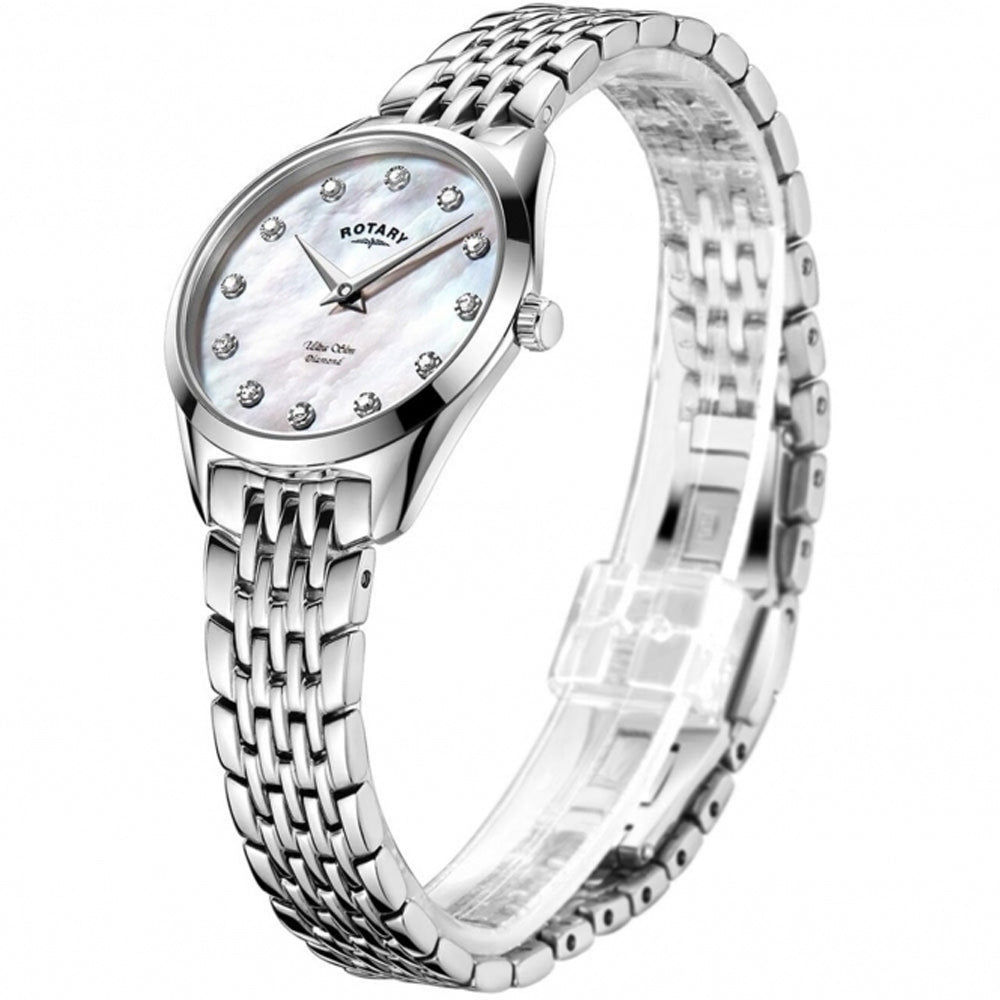 Rotary Ultra slim Ladies Watch - LB08010/07/D