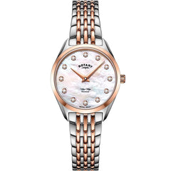 Rotary Ultra slim Ladies Watch - LB08012/41/D