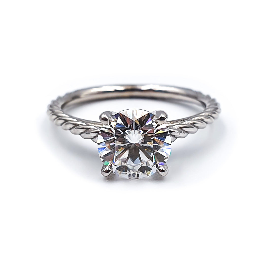 9ct White Gold Ladies 1,50ct Moissanite Solitaire Engagement Ring The_Diamond_box_South_Africa