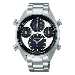 Seiko Prospex ‘Panda’ One Hundredth of a Second Speedtimer Solar Chronograph -  SFJ001P1