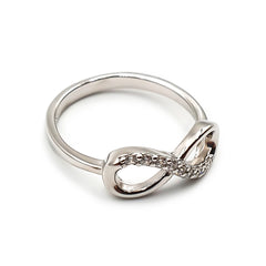 Sterling Silver Ladies Infinity Ring
