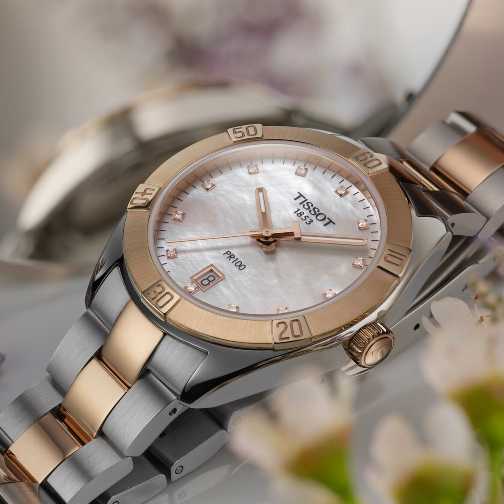 Tissot PR 100 Sport Chic Ladies Watch - T101.910.22.116.00