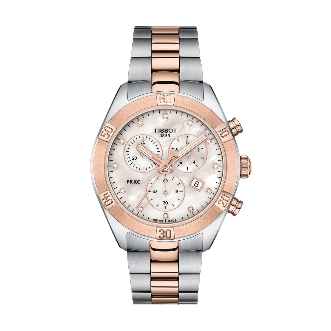 Tissot PR 100 Sport Chic Chronograph Ladies Watch - T101.917.22.116.00