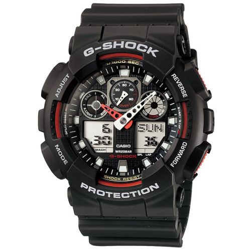 Casio G-Shock Analog-Digital Watch - GA-100-1A4DR